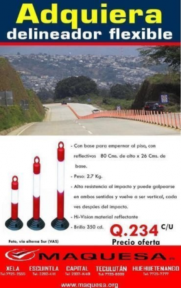 DELINEADOR FLEXIBLE