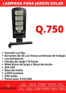 LAMPARA PARA JARDÍN SOLAR