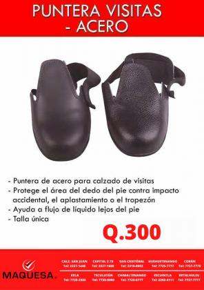 PUNTERA DE VISITAS DE ACERO