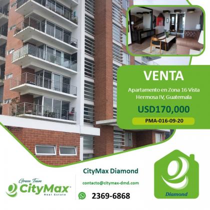 Venta de bonito Apartamento en zona 16