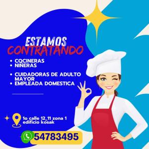 Contratamos señoritas como niñeras